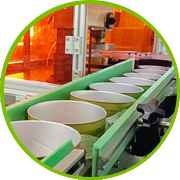 軍興溢美紙罐包裝定制工藝流程-壓底、封蓋